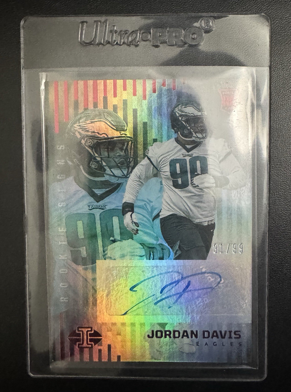 Jordan Davis Panini Illusions Rookie Signs #RSJD Red