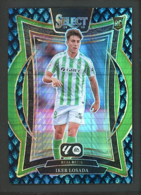 2024-25 IKER LOSADA 18/28 PANINI SELECT LA LIGA TERRACE JADE DRAGON SCALE RC