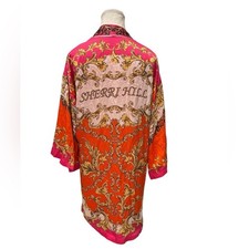 Sherri Hill Pink and Orange Kimono one size