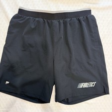 Fabletics Men's Black Fundamental 7 Inch Inseam Athletic Running Shorts Medium