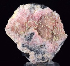 6.1cms ROSETA RODOCROSITA CUARZO Perú Cristales Rosa Agujas Coleccionista R379