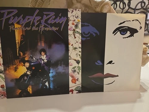 PRINCE REVOLUTION Purple Rain  1984 WB 125110 Vinyl LP Vintage Record Poster