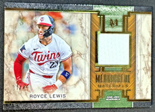 2025 Topps Museum Collection Meaningful Material Relics ROYCE LEWIS /49 #MMR-RL