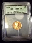 1958 Lincoln Wheat Cent🔥 MS-67 RD ICG🔥