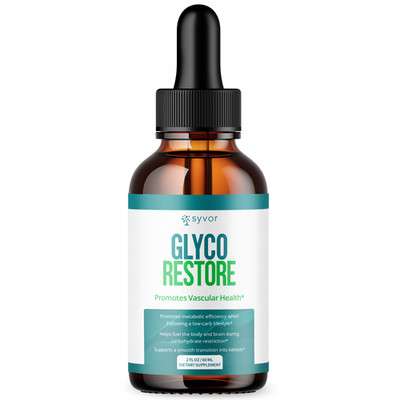 (1 Pack) Glyco Restore Blood Support Drops GlycoRestore Supplement 30 Servings