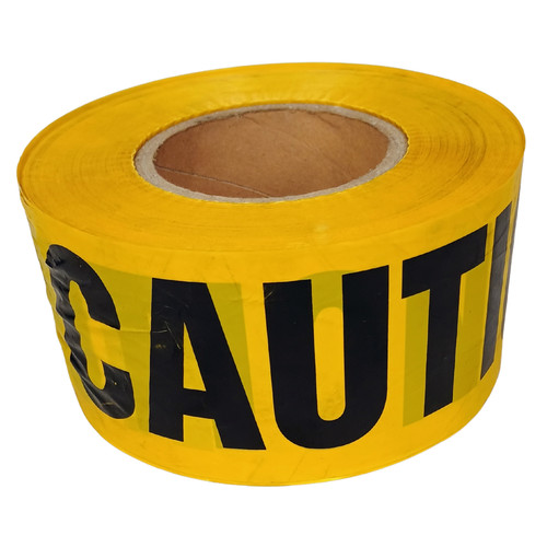 Yellow Caution Tape 3in x 1000ft – Used Good *mocinc.1982*