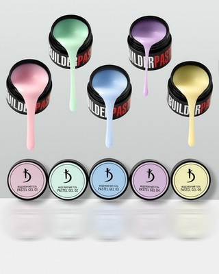 KODI Professional PASTEL Modeling Gel   Soft Colors for Nail Modeling 13g / 30g
