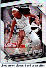 2025 Panini Prizm WNBA #33 Dana Evans Silver Prizms