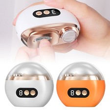 Electric Nail Clippers Automatic LED Light Trimmer Toe Cutter USB Rechargeable