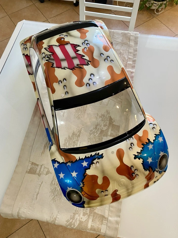 Carrozzeria FG in Lexan per auto RC 1:5 – New Beetle aerografata professionale - Immagine 2 di 4