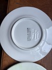 8 Vintage Italy La Ceramica 8.5” DESSERT PLATES Floral Hand Painted Crate Barrel — photo 4