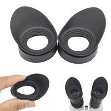 2PCS Eye Cups Foldable Rubber Eye Guards Caps For 39-42mm Microscope Eyepiece