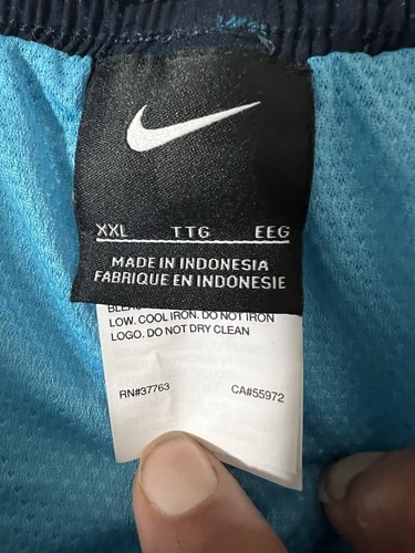 Nike Swim Trunks XXL Blue Repel Hydrofuge DriFit Shorts Beach Training Logo NWT - Picture 6 of 10