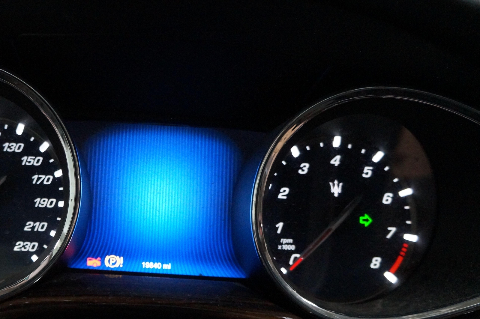 Speedometer Instrument Gauge Cluster 670009147 Maserati Quattroporte 2014 *Note*