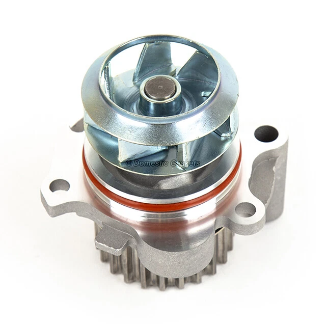 Kit de correa de distribución GMB bomba de agua impulsor de metal para 98-15 Volkswagen 2.0L 8V SOHC Foto 4 de 4