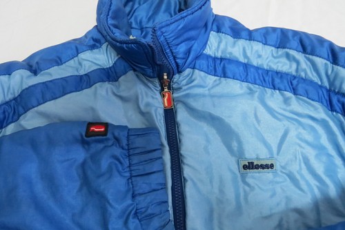 ELLESSE VINTAGE GIACCA DOUBLE CAPPOTTO CASUAL COAT SPORT TENNIS ITALY ITALIA SKI - Imagen 4 de 12