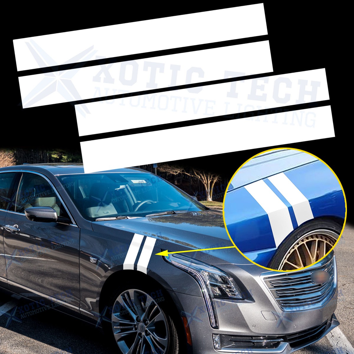 Standard Hood Fender & Mirrors | Cadillac Escalade 2018 Standard Hood Fender & Mirrors | Cadillac Escalade 2018