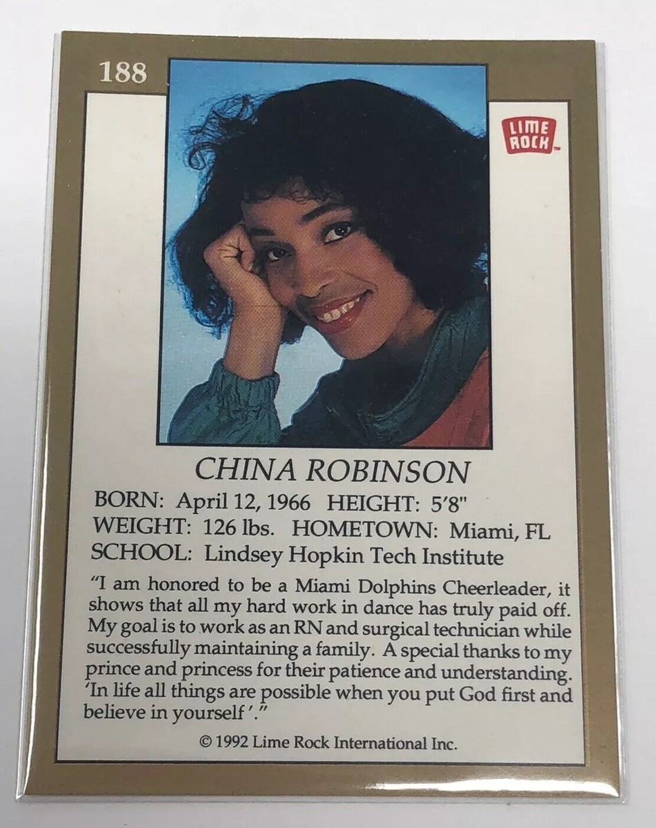 1992 Lime Rock Pro Cheerleaders Chris Roscoe China Robinson #188