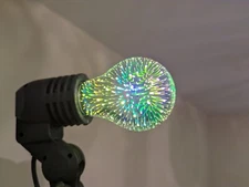 3D Firework Infinity LED Light E26 Multicolor Bulb Ships from US: A19