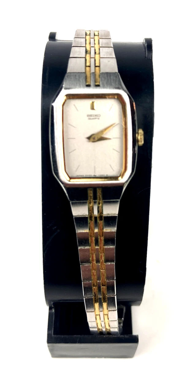 Seiko Classic Women s Watch 2 Tone 2Y00 5279 New Battery