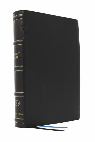 NKJV Large Print Thinline Reference Bible Blue by Thomas Nelson LEATHER-BOUND - Image 2