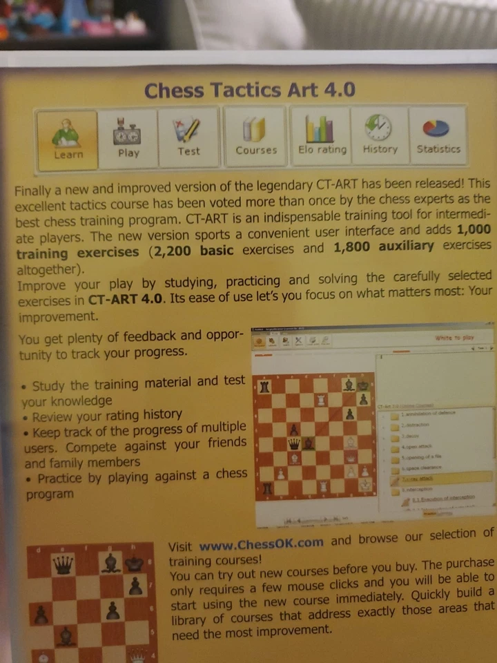 2011 Chess Tactics Art 4.0 PC Software DVD (CT-Art 4.0) - Image 3 of 4