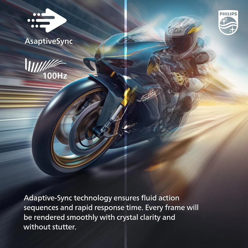 PHILIPS 24 inch Full HD Frameless Monitor (1920 x 1080) 100Hz, VESA, 1 HDMI x1, - Image 3 of 4