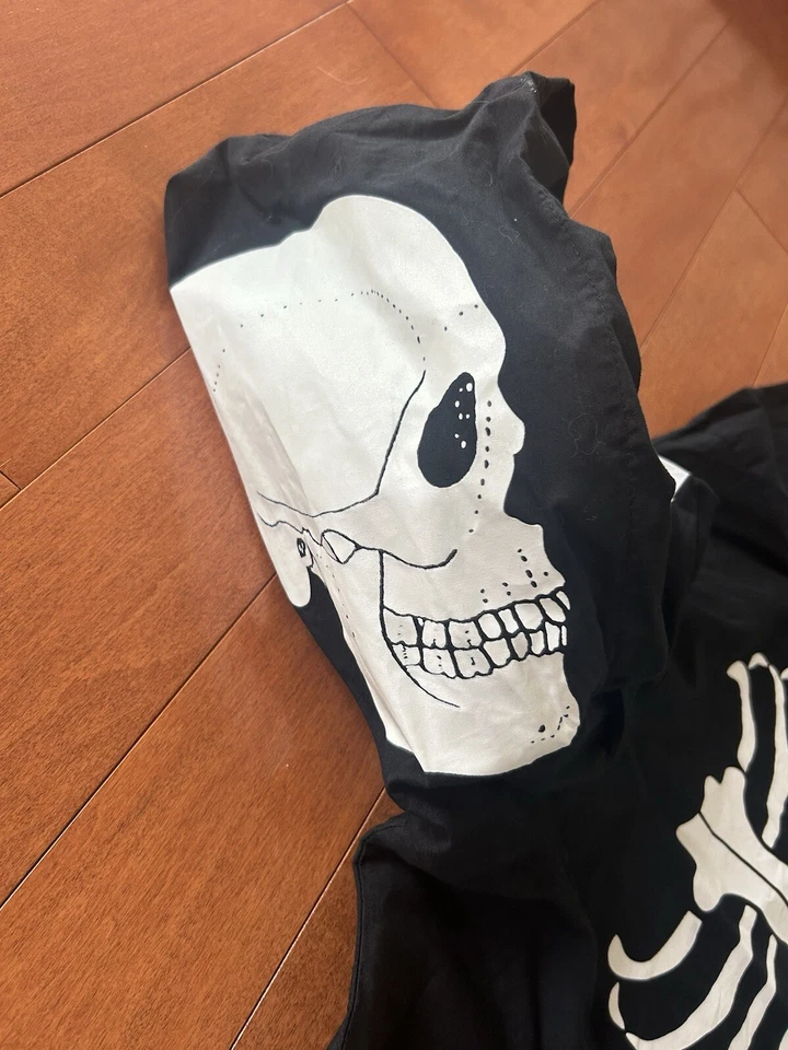 Gymboree Skeleton Halloween Costume Size 10-12 With Gloves - Image 4 of 4