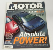  Motor June 2001 HSV Maloo vs Herrod XR8 911 Turbo Diablo