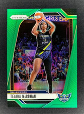 TEAIRA McCOWAN, 2024 Panini Prizm WNBA GREEN PRIZM , DALLAS WINGS