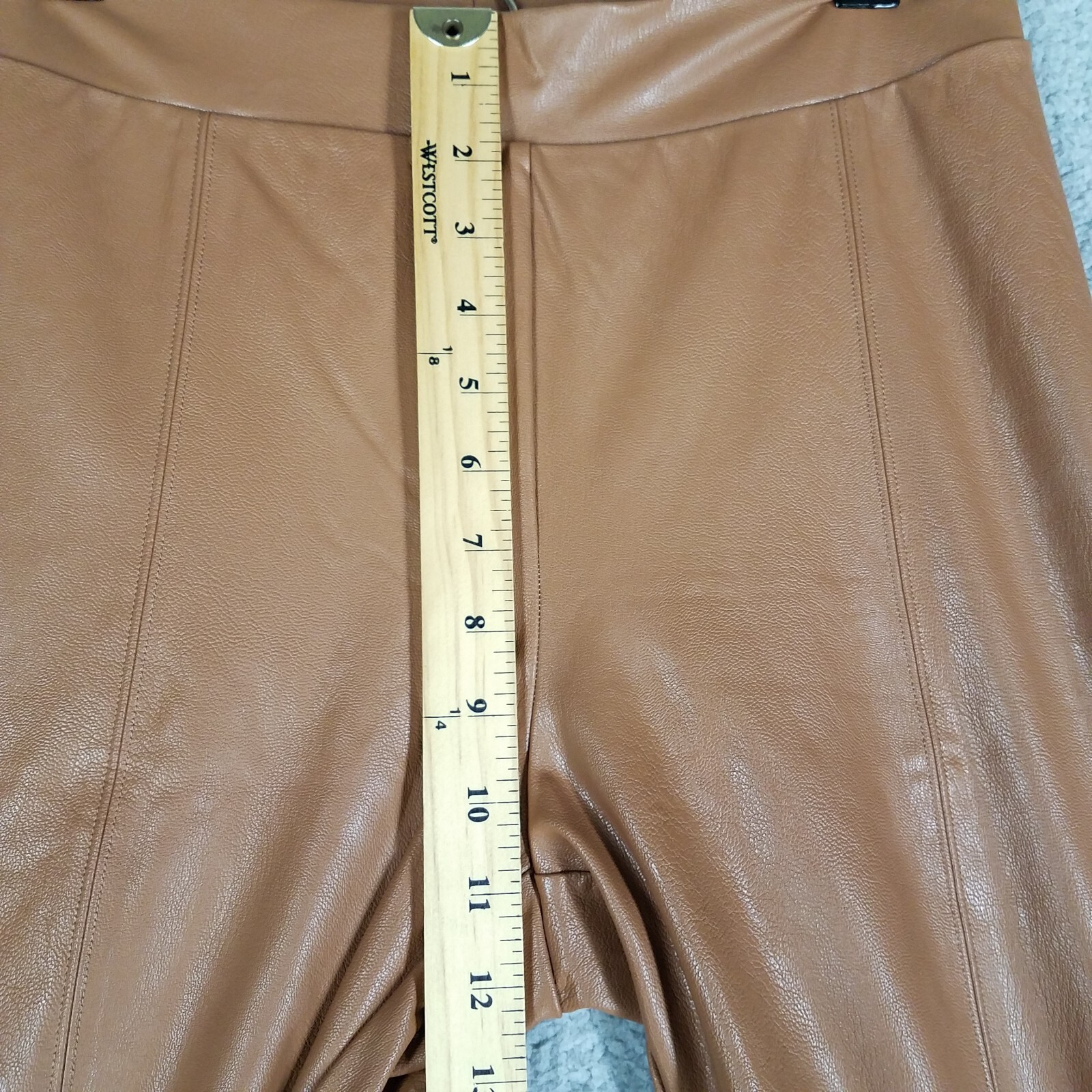 Commando Split Front Pants Women's Medium Faux Le… - image 9