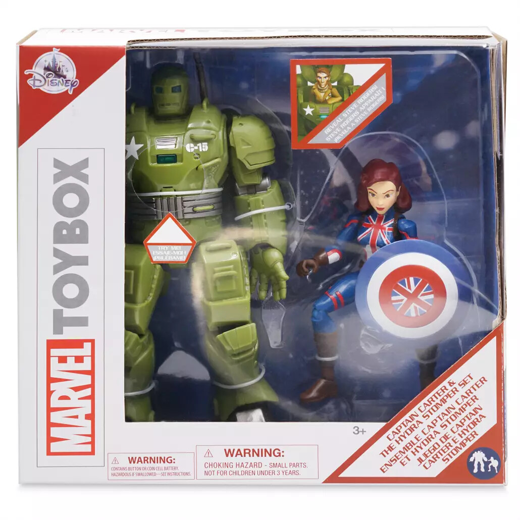 Marvel Toybox WHAT IF? Captain Carter & The Hydra Stomper Figure Set - NEW
