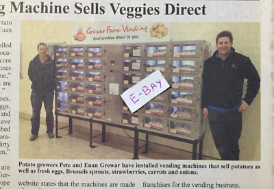 2017 Magazine Article. Grewar Farm Vending. Blairgowire, Perthshire. UK.