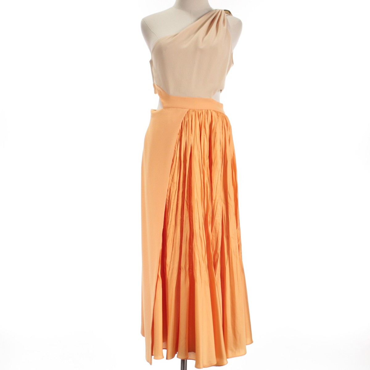 jonathan simkhai orange dress Jonathan Simkhai Bex Sequined Maxi Dress in Orange