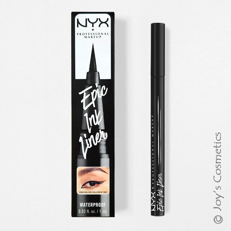 1 NYX Epic Tinte Wasserfest Flüssiger Eyeliner " Eil 01 - Schwarz " Joy's - Bild 1 von 4