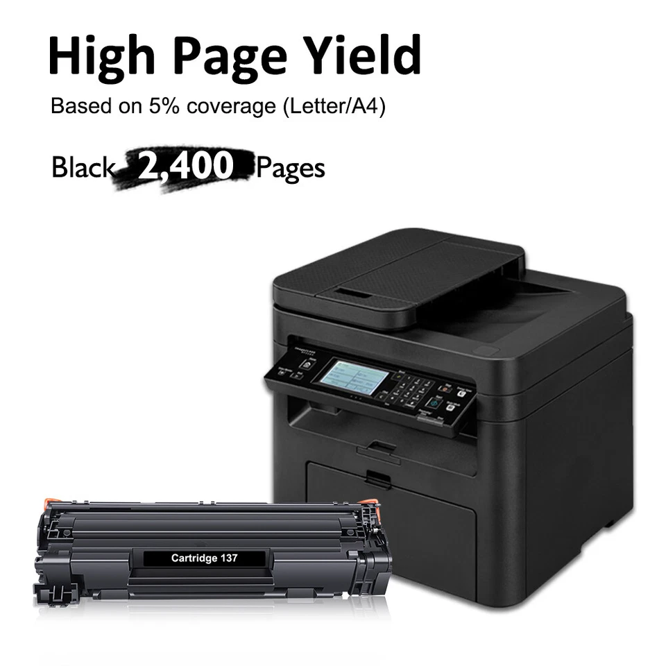 Тонер 2 CRG 137 для картриджа с тонером Canon 137 MF212w MF227dw MF232w MF244dw D570 - Изображение 3 из 4