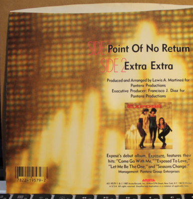 EXPOSE---POINT OF NO RETURN (1987) | eBay