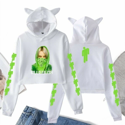 Billie Eilish Women's HipHop Hoodie Hoodie MUSIC Fan Sweatshirt Sweater#-*-* - Bild 11 von 15
