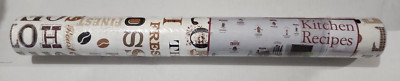 Kitchen Recipes Tea Coffee Beige Brown Galerie Wallpaper ~ G12052