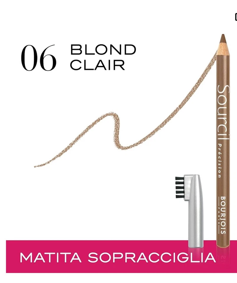 Bourjois Sourcil Precision Eyebrow Pencil 06 Blond Clair NEW - Image 2 of 2