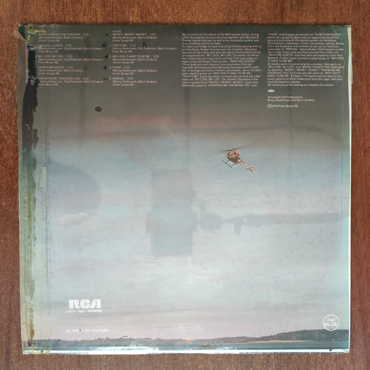 ABBA – Arrival [1977] Vinyl LP Pop Disco RCA Dancing Queen Money
