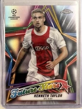 Kenneth Taylor 2021-22 Topps Chrome UEFA UCL Future Stars Refractor AFC AJAX