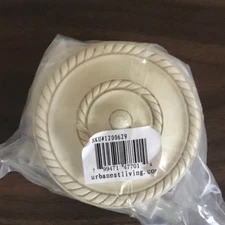 URBANEST IVORY ROPE MEDALLION HOLDBACK (ONE) NWT