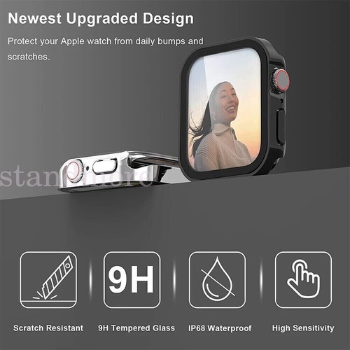 UK Case For Apple iWatch Series 8 7 6 5 4 se Change to Ultra Watch Cover 44/45MM - Zdjęcie 15 z 20
