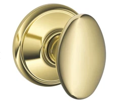 Schlage Siena Passage Door Knob Set F10 SIE