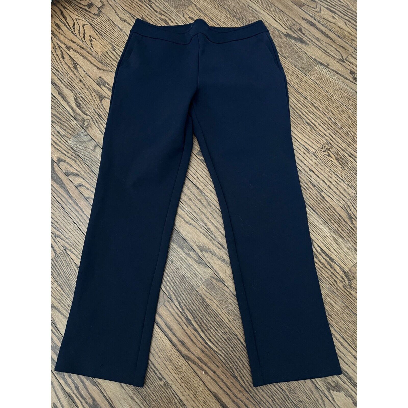 Avenue Montaigne Navy Pull On Pants Size 12 - image 1
