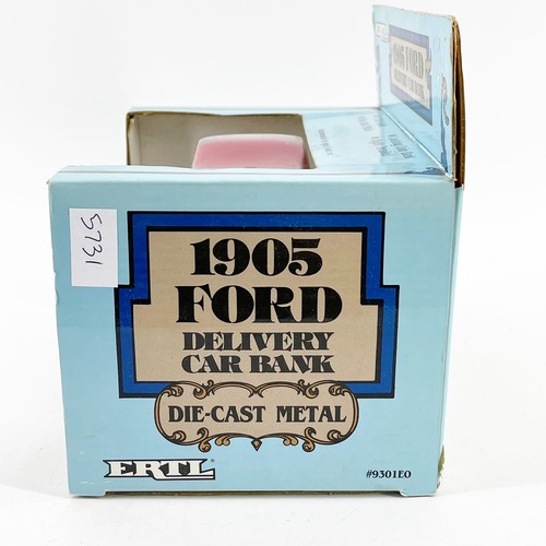 VTG Sealed 1987 ERTL 1905 Ford Delivery Car Bank Diecast Metal 1:25 True Value - Picture 6 of 12