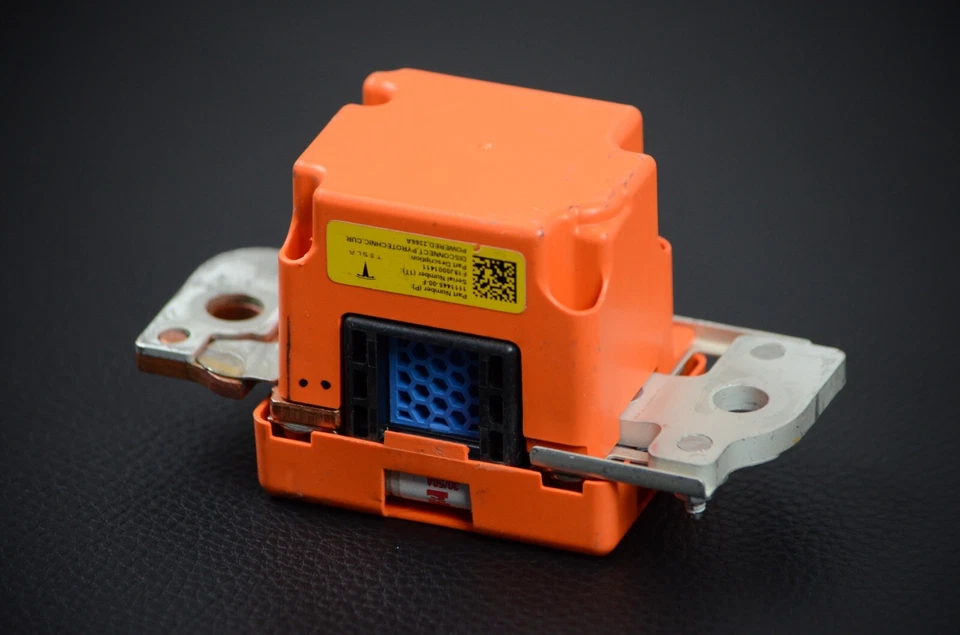 Tesla Model X 2016-2021 2.366 AMP Pyro batería fusible desconexión OEM probado Foto 3 de 4