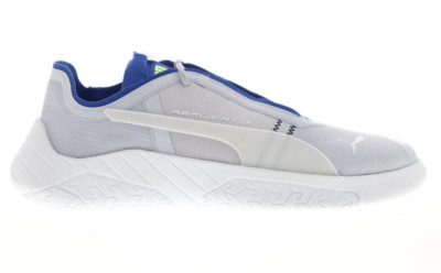 Puma Replicat-X Circuit Mens Gray Canvas Lace Up Athletic Racing Shoes Size 11