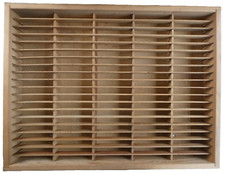 Cassette Wood Storage 100 Tape Slot Vintage Hanging Unit Napa Valley